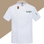 Hotel Chef's Uniform Supplier - Short Sleeved Men's Breathable Catering Kitchen