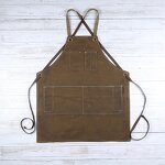 Cotton Canvas Apron Manufacturer - Custom 100% Mens Two Pockets Sublimation