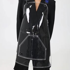 Salon TPU Apron Factory - New Fashion Clear Waterproof Work for Hair Stylist