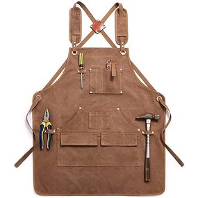 Canvas Work Apron Manufacturer - New Durable Heavy Duty Unisex Tool Pockets