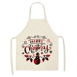 Christmas Apron Manufacturer - Cheap Bulk Christmas Cooking Couple Kids Santa