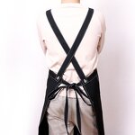 Coffee Shop Apron Supplier - Canvas Printed Logo Men's Women's Baking Hairdressing