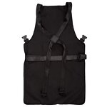 Waterproof Apron Supplier - European American Zippered Pocket Black Hairdressers