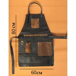 Leather Look Apron Manufacturer - Vintage Heavy Duty Custom Logo Chef Grill