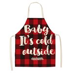 Kids Christmas Apron Factory - Cheap Bulk Christmas Couple Red Santa Custom Logo