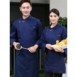 Chef Work Clothes Supplier - Men's French Breathable Sweat-Absorbent Kitchen