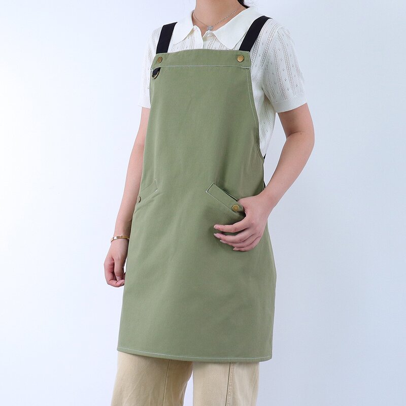 Cotton Aprons Supplier - Comfortable for Women Custom Logo Kitchen Restaurants