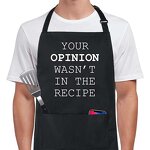 Black Cooking Apron Supplier - Adjustable Kitchen Polyester Household Barista