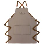 Waterproof PU Apron Supplier - Cross Shoulder Strap Adjustable Barber Shop