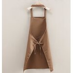 Adjustable Neck Apron Factory - Polyester 2 Pocket Home Cooking Coffee Shop