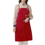 Professional Work Apron Supplier - Unisex Waterproof Kitchen Cafes Nail Beauty