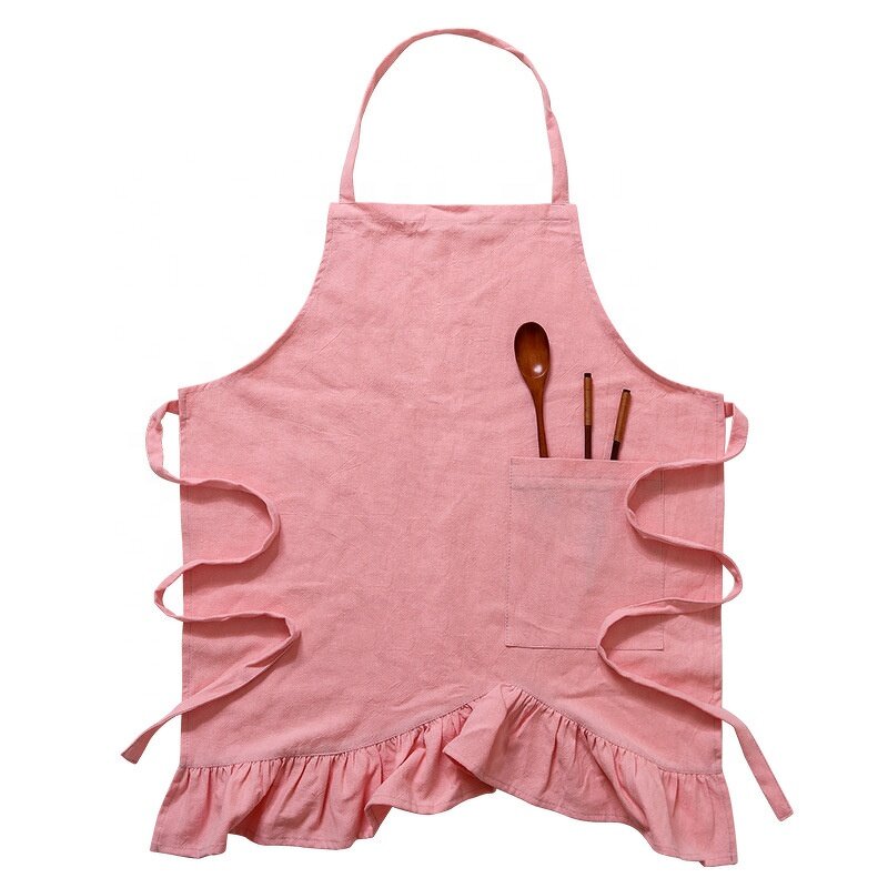 Floral Rustic Apron Factory - Japanese Fashion Ruffle Florist Kitchen Housework