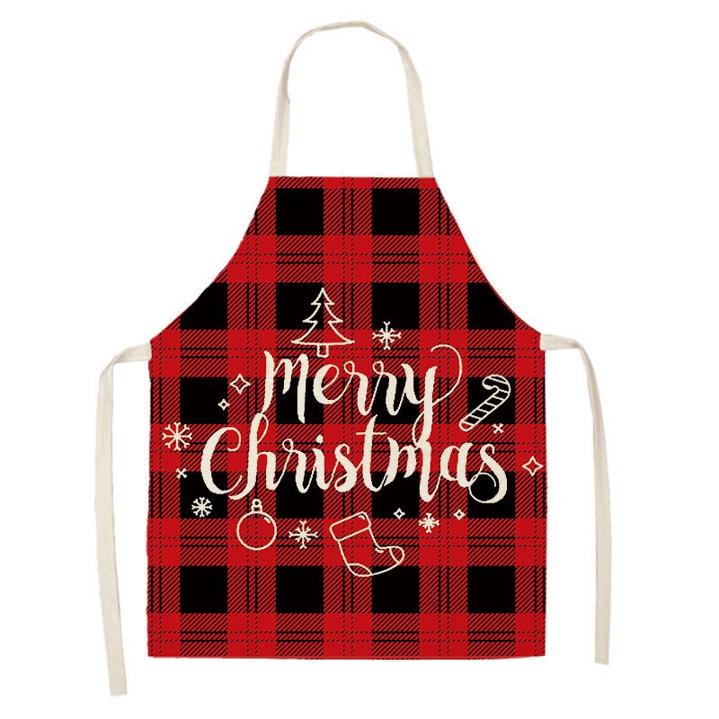 Kids Christmas Apron Factory - Cheap Bulk Christmas Couple Red Santa Custom Logo