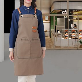 Professional Work Apron Supplier - Unisex Waterproof Kitchen Cafes Nail Beauty