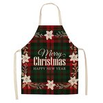 Christmas Apron Manufacturer - Cheap Bulk Christmas Cooking Couple Kids Santa