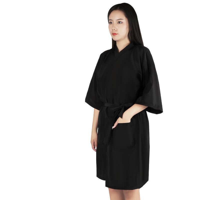 Client Gown Manufacturer - Custom Logo Machine Washable Beauty Salon Dressing