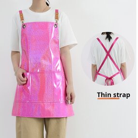 PU Bib Apron Factory - Waterproof Sleeveless Customized Logo Durable for Artists
