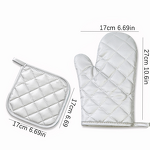 Heat Resistant Oven Mitts Supplier - Custom LOGO Printed Kitchen BBQ Cooking Chef