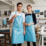 PVC Apron Manufacturer - Waterproof Adjustable Belt Kitchen Dining Car Wash