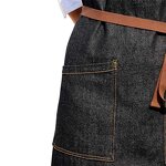 Denim Apron Supplier - Fashionable Cooking Cafe Cross-Adjustable Custom Logo