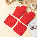 Household Oven Mitts Factory - Thickened Insulated Microwave Kitchen Baking Utensils