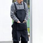 Long Coffee Shop Apron Manufacturer - New Floral Fruit Barista Work Clothes