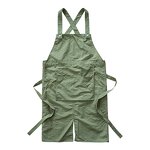 Long Coffee Shop Apron Manufacturer - New Floral Fruit Barista Work Clothes