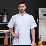 Chef's Clothing Supplier - Custom Logo Hotel Restaurant Short Sleeved Bakery