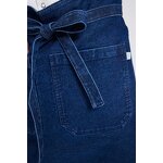 Denim Bistro Apron Manufacturer - Cotton Professional Half Kitchen Durable Waist