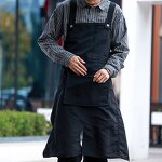 Long Coffee Shop Apron Manufacturer - New Floral Fruit Barista Work Clothes