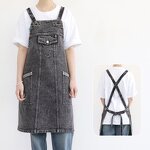 Cotton Denim Apron Manufacturer - Stain Proof Household Pinafore Kitchen Work