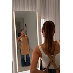 Beauty Salon Apron Manufacturer - Custom Logo Waterproof Fashionable Tan Color