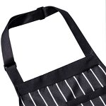 Polyester Cotton Apron Manufacturer - New Striped Adjustable Halter Home Kitchen