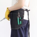 Denim Half Apron Supplier - Washable Outdoor Stain Resistant Multi Pocket Garden