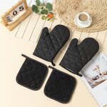 Household Oven Mitts Factory - Thickened Insulated Microwave Kitchen Baking Utensils