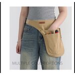 Single Sided Waist Apron Supplier - Canvas Adjustable Webbing Garden Trimmed Woodworking