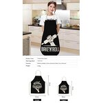 Kids Bib Apron Factory - Custom Red Long Adjustable Water Resistant Linen Flax