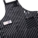 Polyester Cotton Apron Manufacturer - New Striped Adjustable Halter Home Kitchen