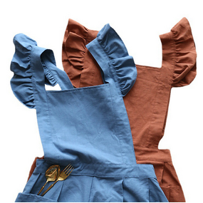 Korean Apron Supplier - Art Studio Flower Shop Milk Tea Shop Pastoral Anti-fouling