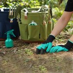 Garden Tool Set Manufacturer - Hot Sell Weeding Stainless Steel Set Bucket Bag