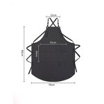 Kitchen Apron Supplier - Custom logo Women Waterproof Grill With Pockets Waiter
