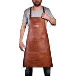 PU Apron Manufacturer - Custom Logo Neck Adjustable Barber BBQ Waterproof