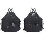 Waterproof Hairdressing Apron Factory - Black Adjustable Webbing Multi-Functional