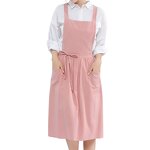 Florists Apron Manufacturer - Fashion Cotton Linen Bib Cooking Print Custom