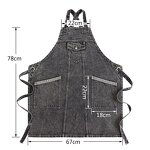 Cotton Denim Apron Manufacturer - Stain Proof Household Pinafore Kitchen Work