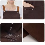 Waterproof Apron Manufacturer - Personalized Logo Adjustable H Shaped Strap