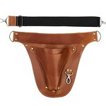 PU Waist Apron Manufacturer - New Brown Adjustable for Gardening Tools Storage