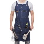 Unisex Denim Apron Supplier - Blue for Chef Cooking Baking Cafe Uniform