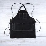 Cotton Canvas Apron Manufacturer - Custom 100% Mens Two Pockets Sublimation