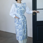 Printed Pattern Apron Factory - Women Custom Logo Digital Cotton Waterproof Florist